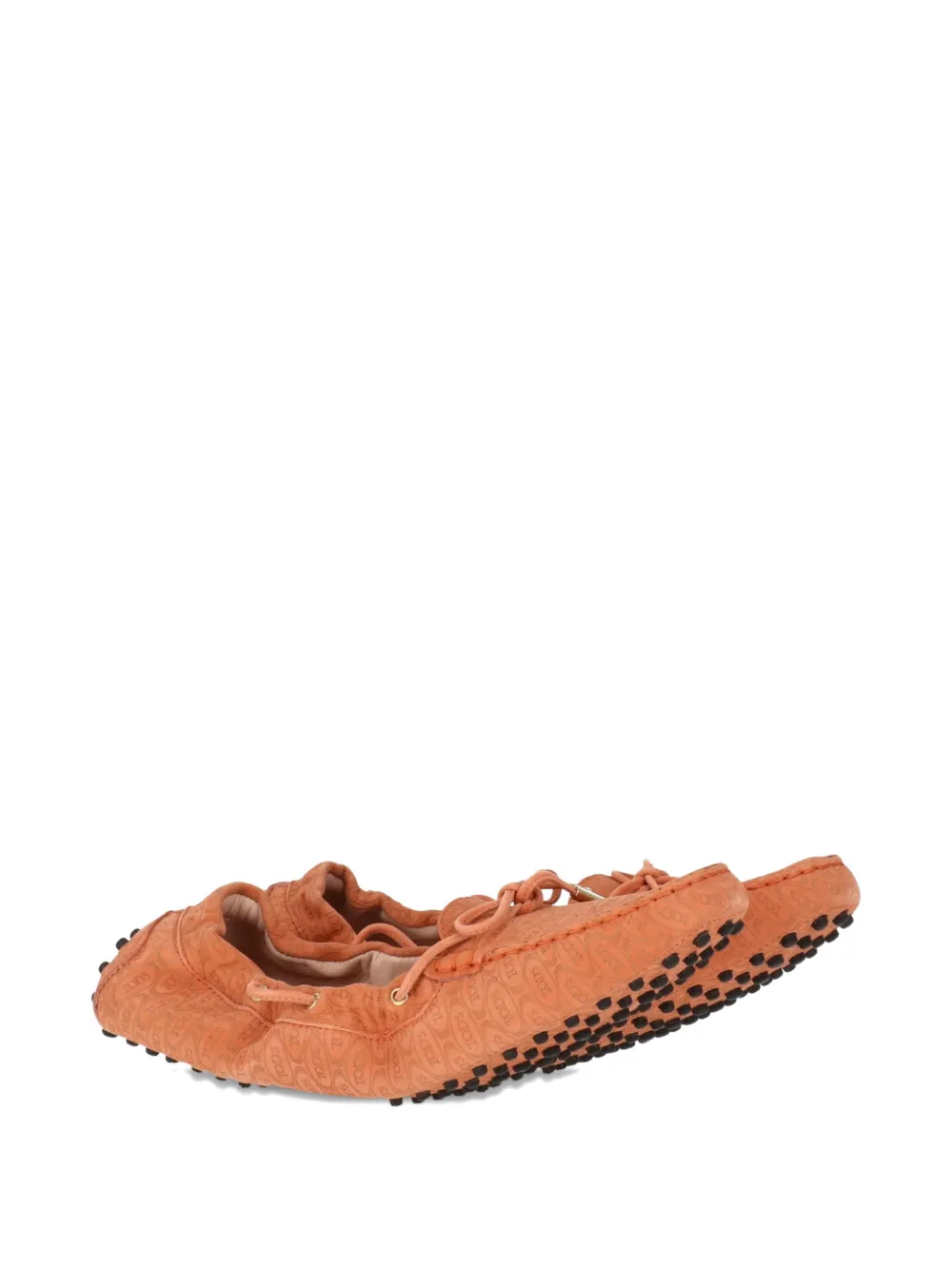 Tod's Loafers met monogram-patroon Oranje