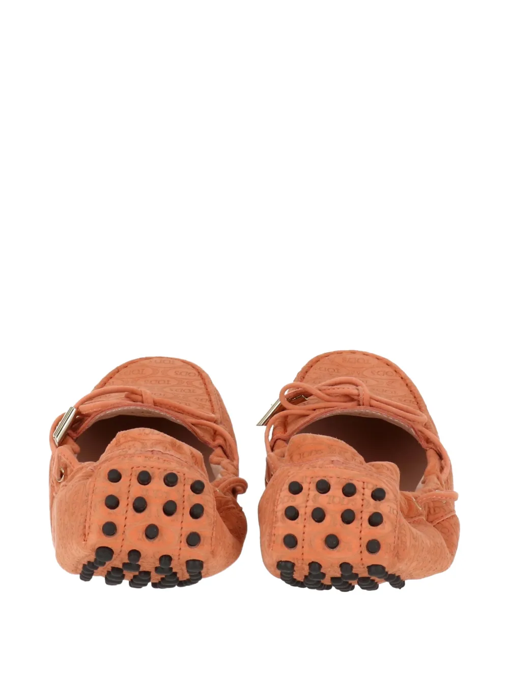 Tod's monogram-pattern loafers - Oranje