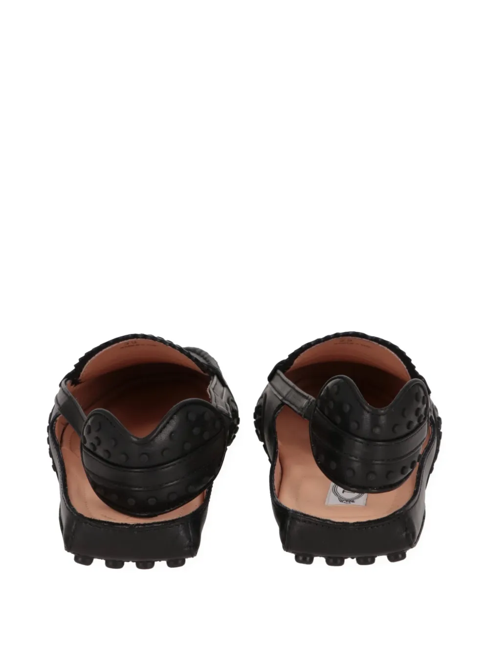 Tod's slingback Gommino loafers Zwart