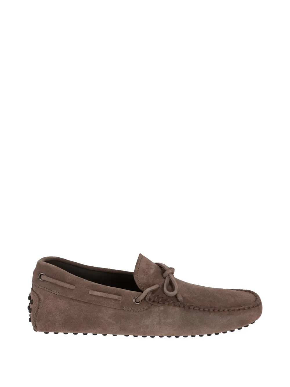 Tod's bow-detail loafers - Marrone