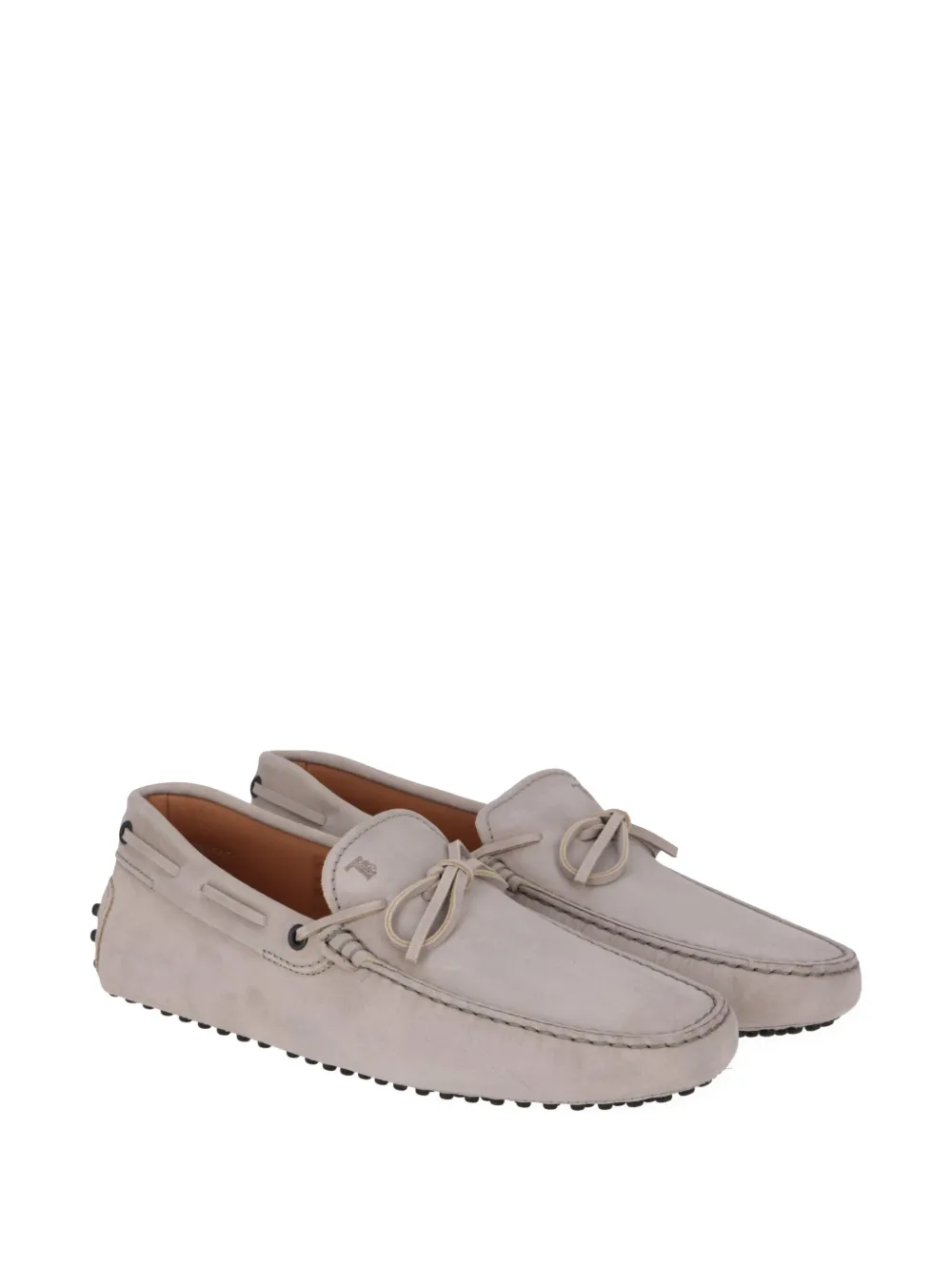 Tod's Gommino bow-detail loafers Grijs