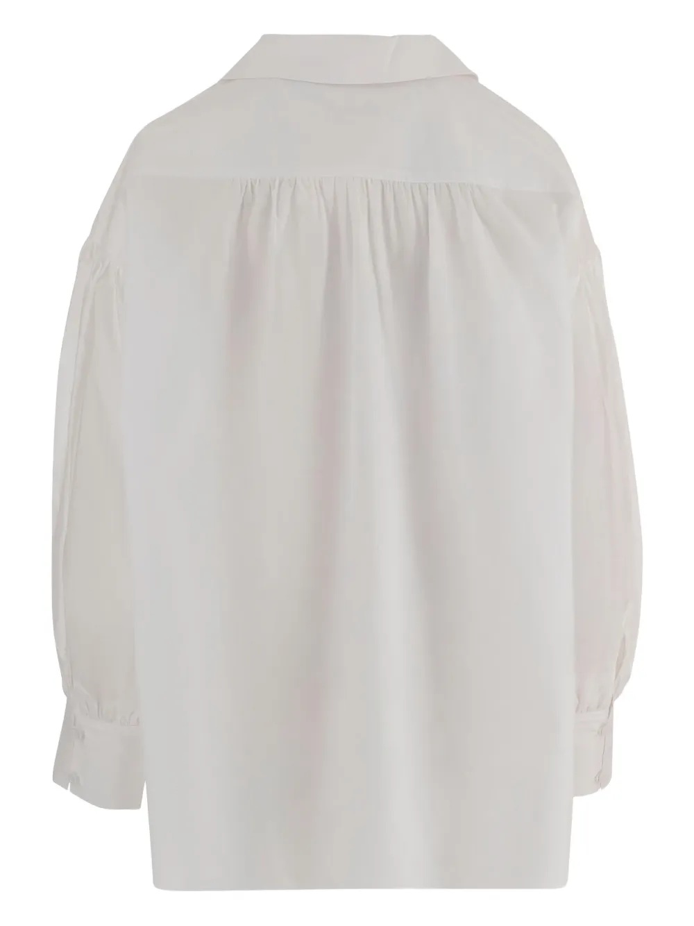 By Malene Birger Leonora V-neck blouse - Wit