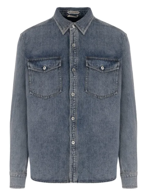 JW Anderson 标贴牛仔衬衫