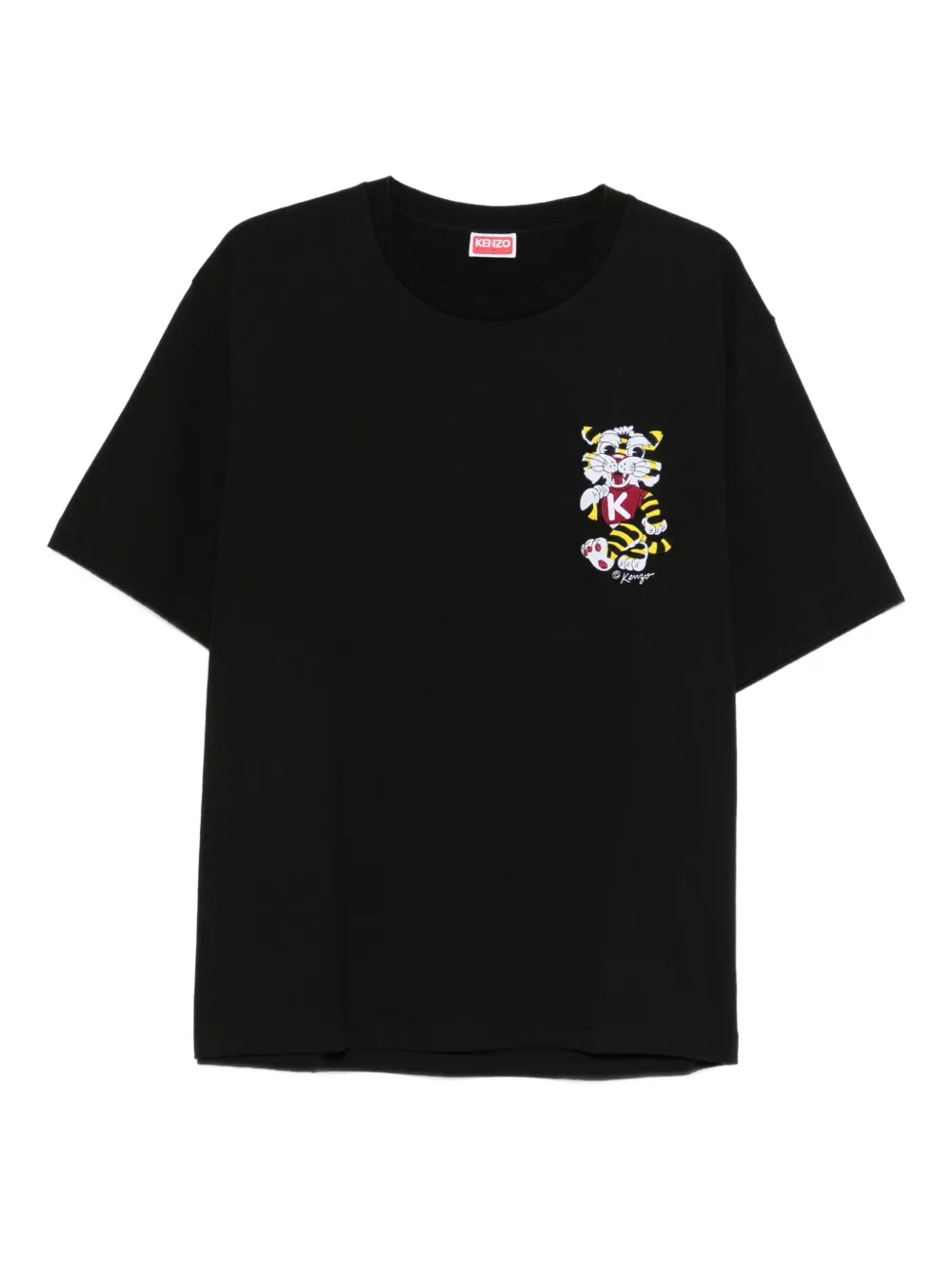 Kenzo embroidered T-shirt | Black | Image 1