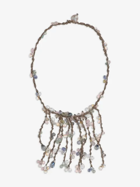 Mela crystal-embellishment necklace