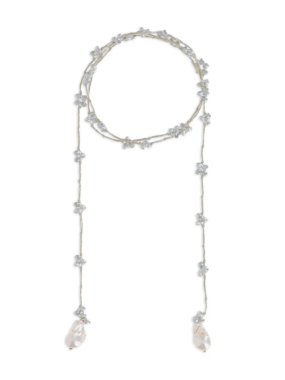 Mela embellished necklace - Gold