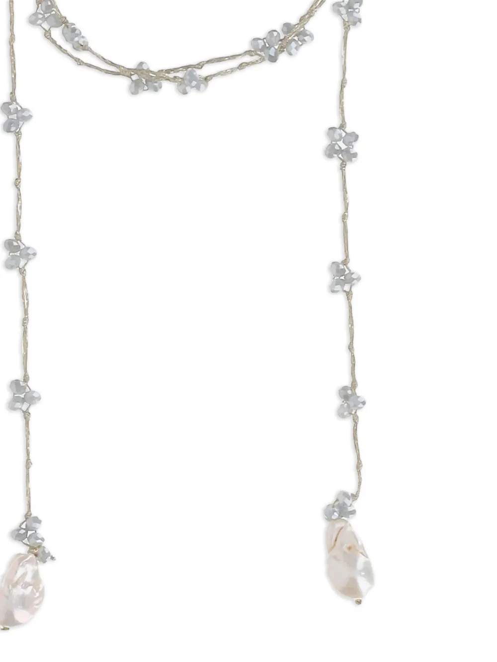 Mela embellished necklace - Goud