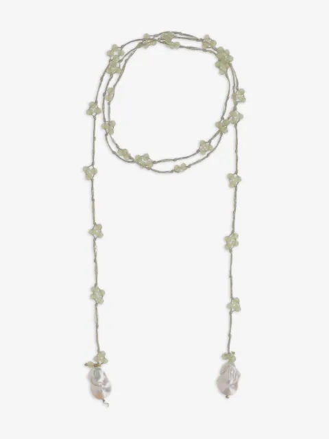 Mela embellished necklace