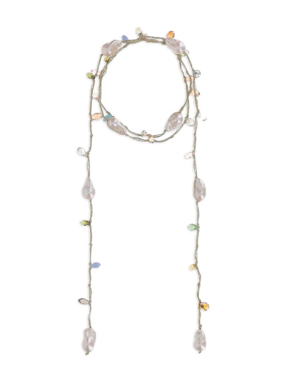 Mela embellished necklace - Oro