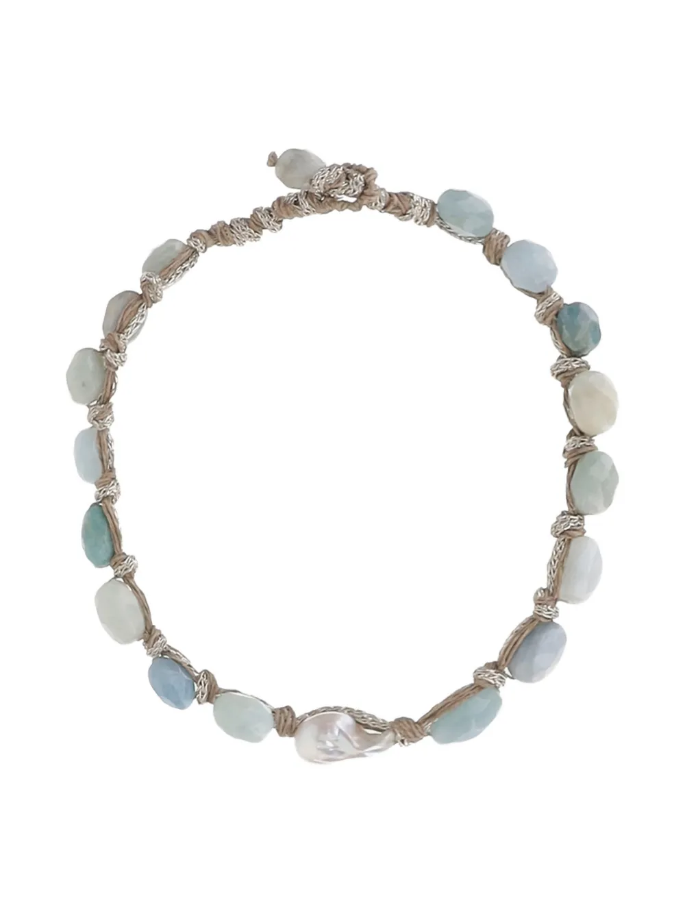 Mela embellished necklace - Toni neutri