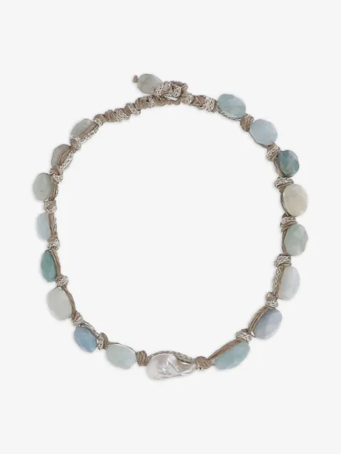 Mela embellished necklace