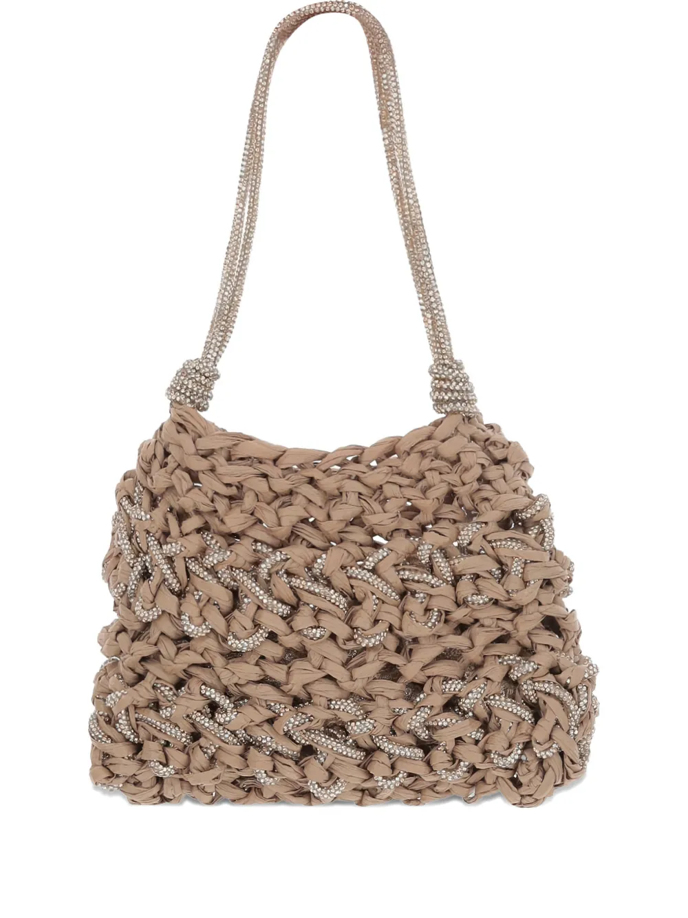 Mela Victory handle shoulder bag - Toni neutri