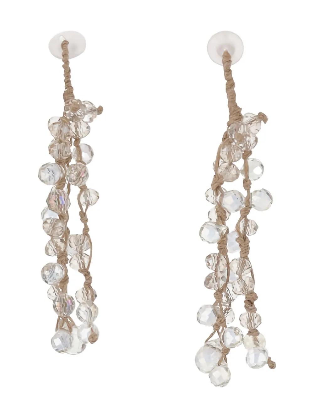 Mela beaded earrings - Toni neutri