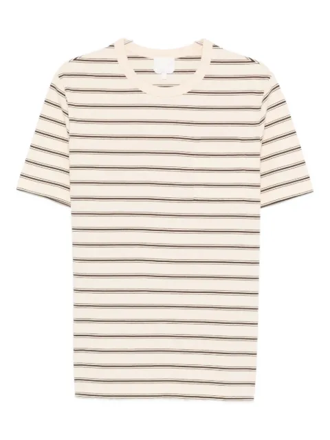 A.P.C. striped chest-pocket T-shirt