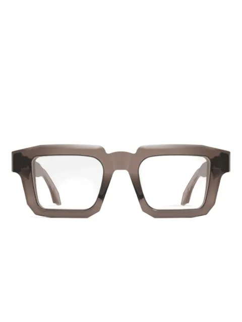 pugnale Smooth rectangle-frame glasses