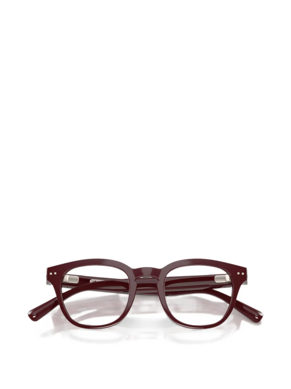 Nuance Bril met rond montuur Rood