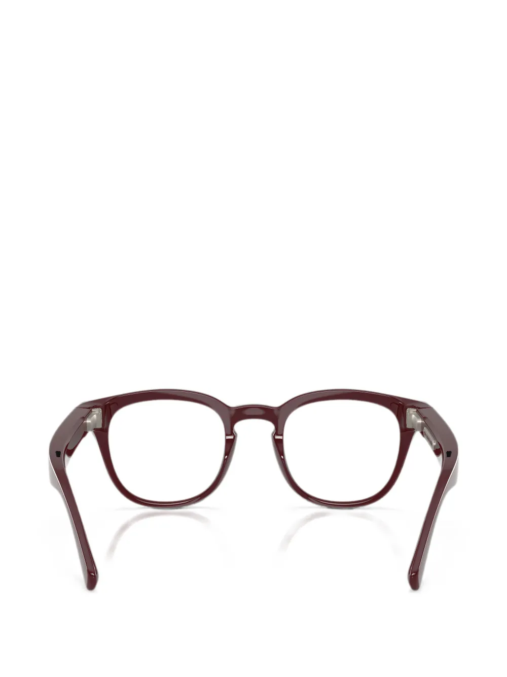 Nuance Bril met rond montuur Rood