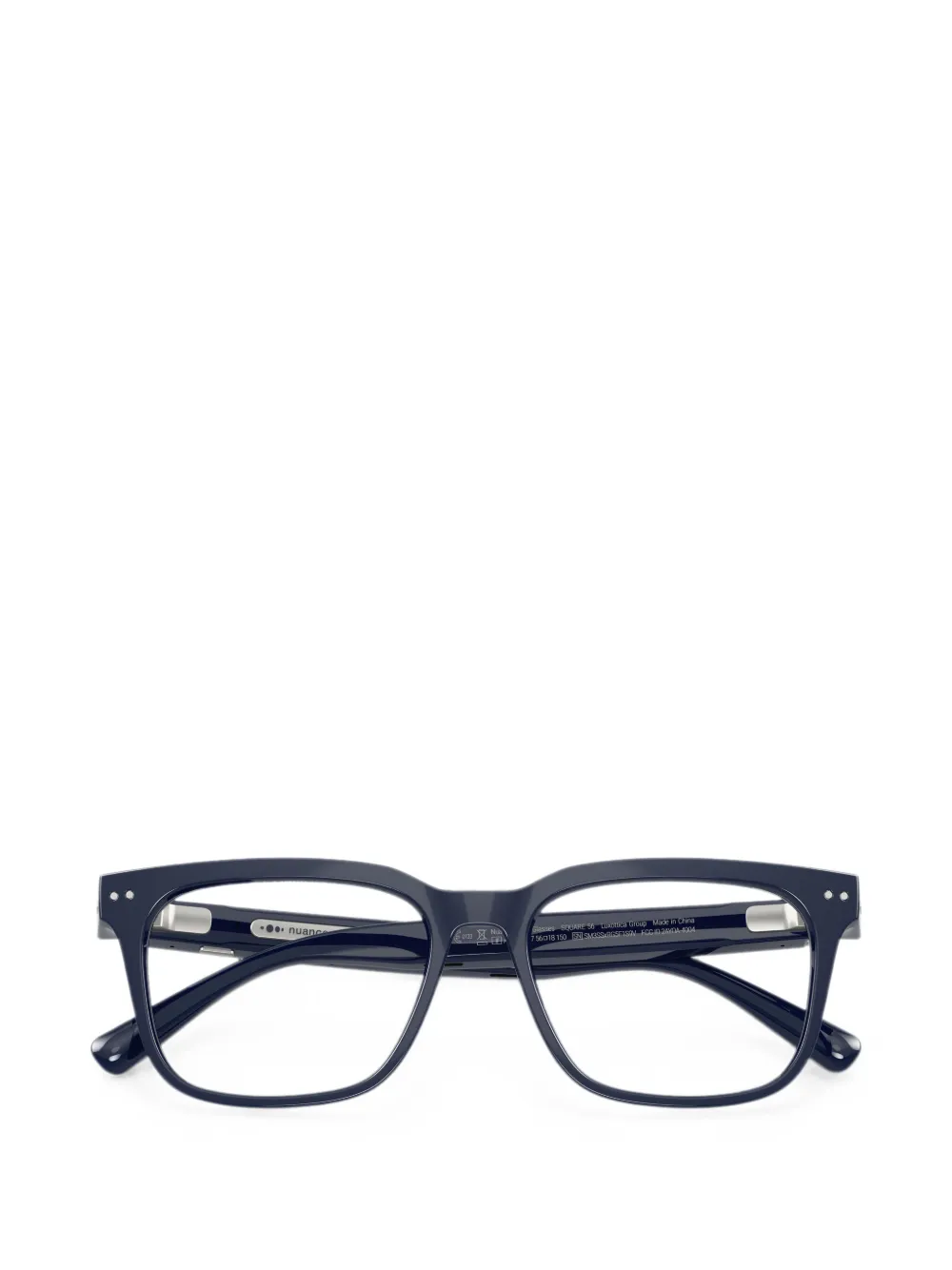 Nuance Bril met vierkant montuur Blauw