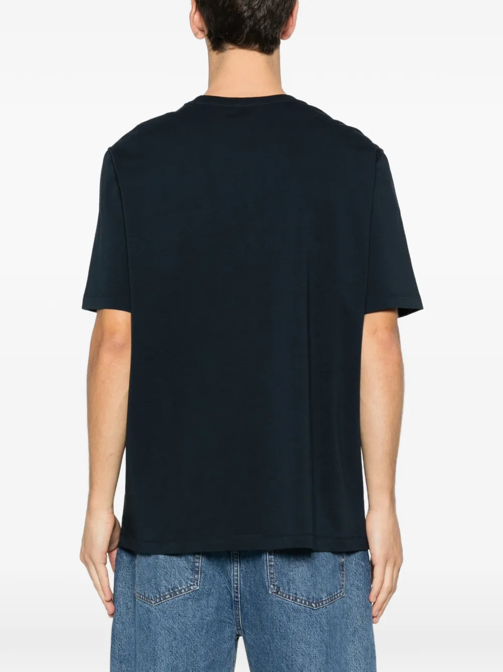 A.P.C. T-shirt met print Blauw