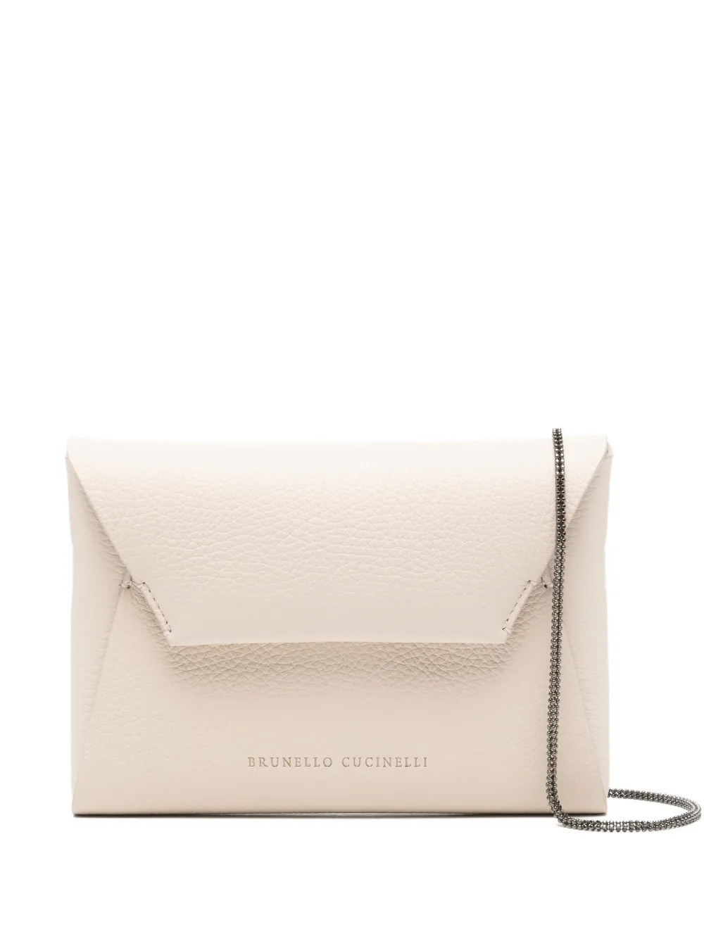 Brunello Cucinelli envelope chain-strap mini bag | Neutrals | Image 1