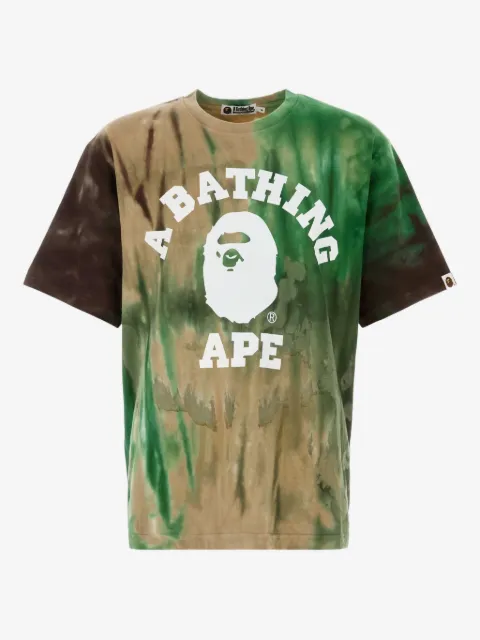 A BATHING APE® t-shirt à imprimé tie-dye
