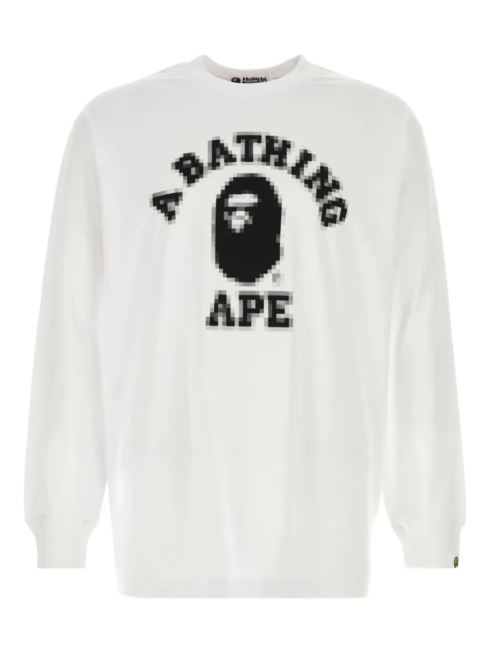 A BATHING APE® long-sleeve T-shirt - Bianco