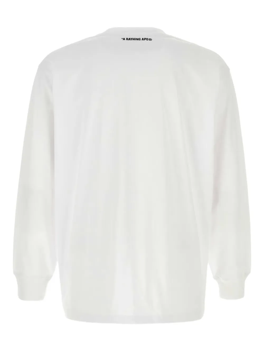 A BATHING APE T-shirt met lange mouwen - Wit