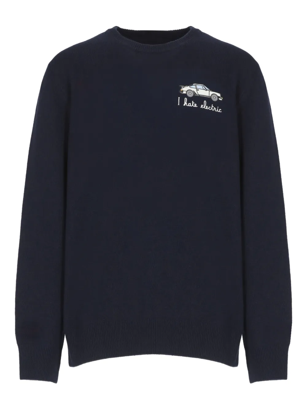 MC2 Saint Barth crew-neck embroidered sweater - Blu