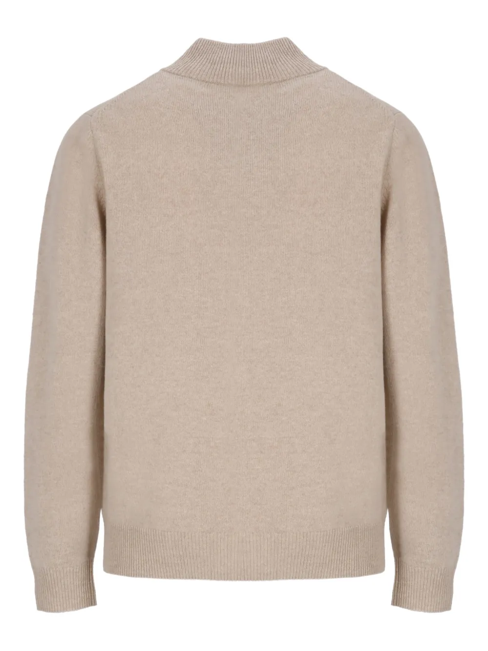 MC2 Saint Barth zip-neck sweater - Beige