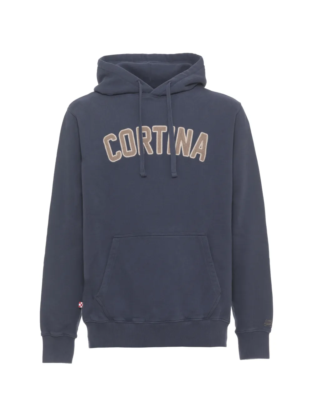 MC2 Saint Barth Tribeca drawstring lettering hoodie - Blu
