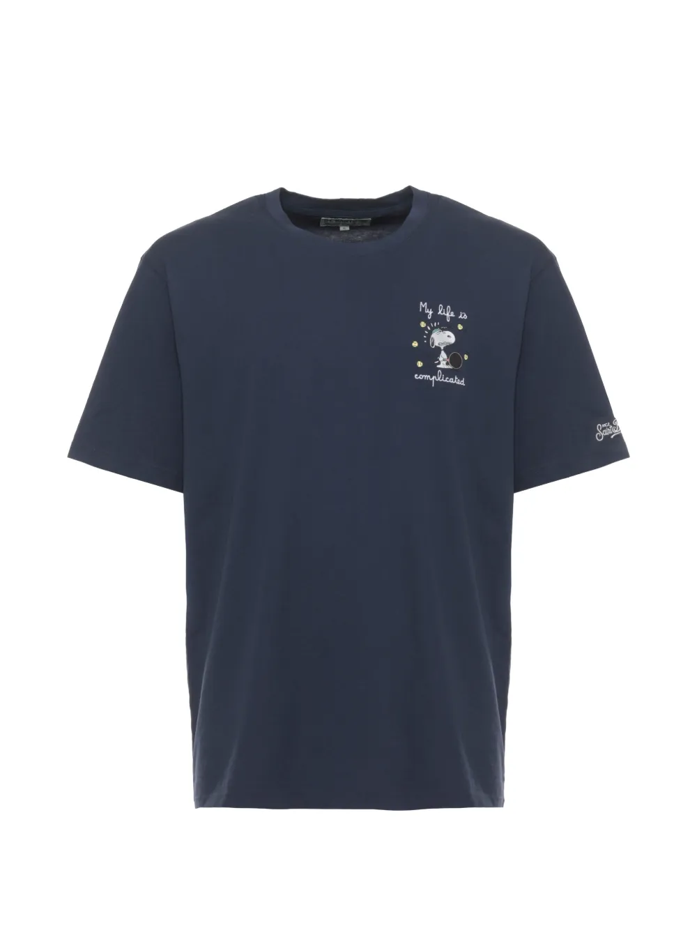 MC2 Saint Barth embroidered-print T-shirt - Blu