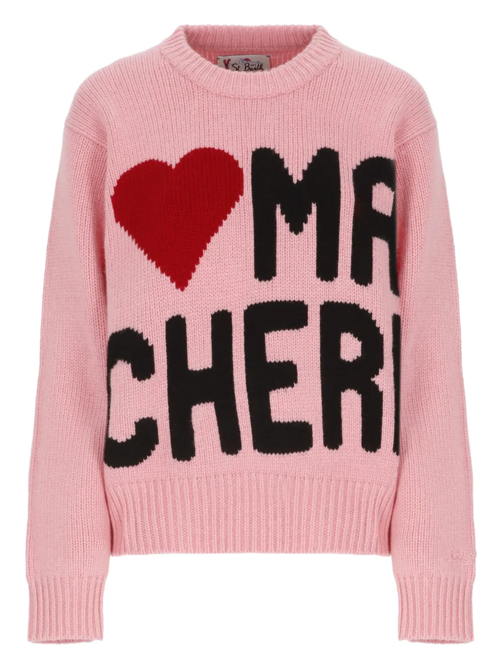 MC2 Saint Barth intarsia sweater | Pink | Image 1