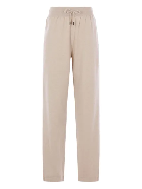 Loro Piana drawstring-fastening track pants
