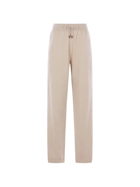 Loro Piana drawstring-fastening track pants