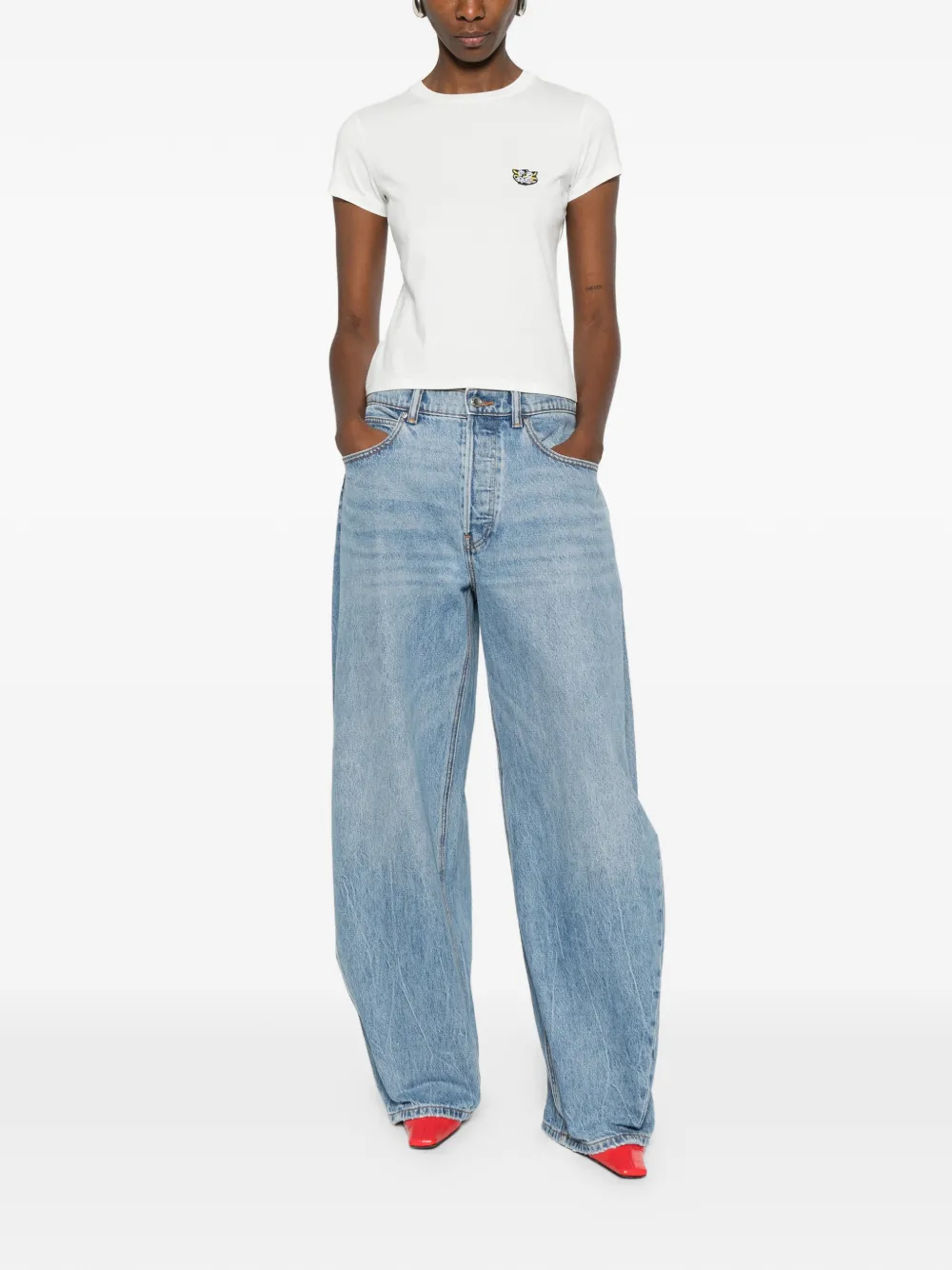 Kenzo Wild Tiger T-shirt Wit