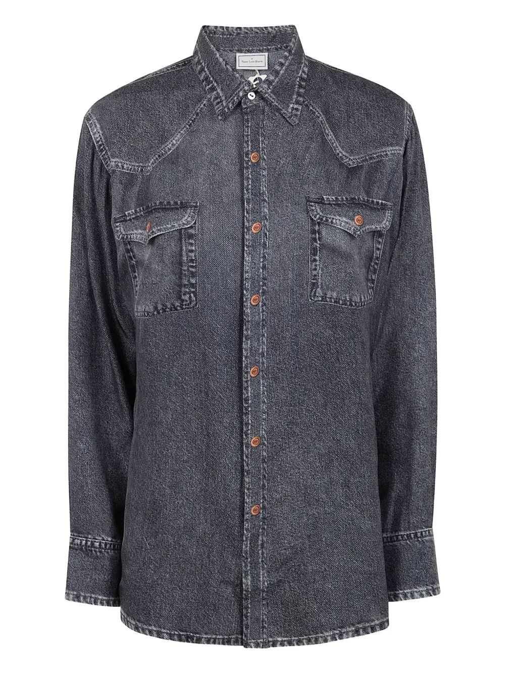 Pierre-Louis Mascia pocket silk shirt - Grigio