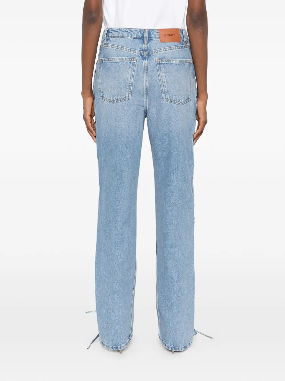ROTATE BIRGER CHRISTENSEN Jeans met veters Blauw