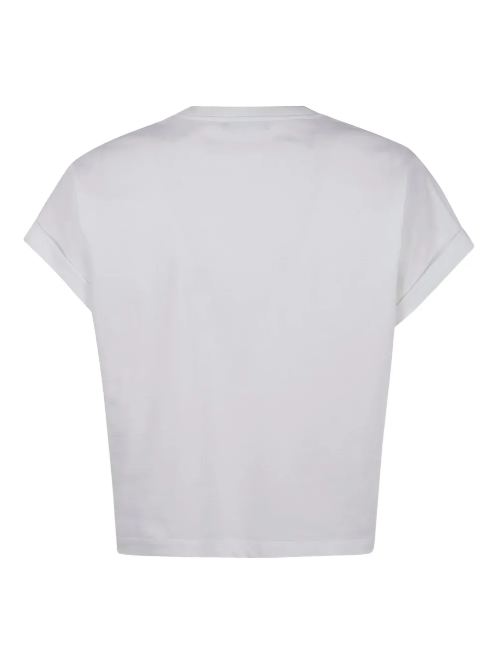  Balmain Camiseta Con Logo Estampado - Blanco 