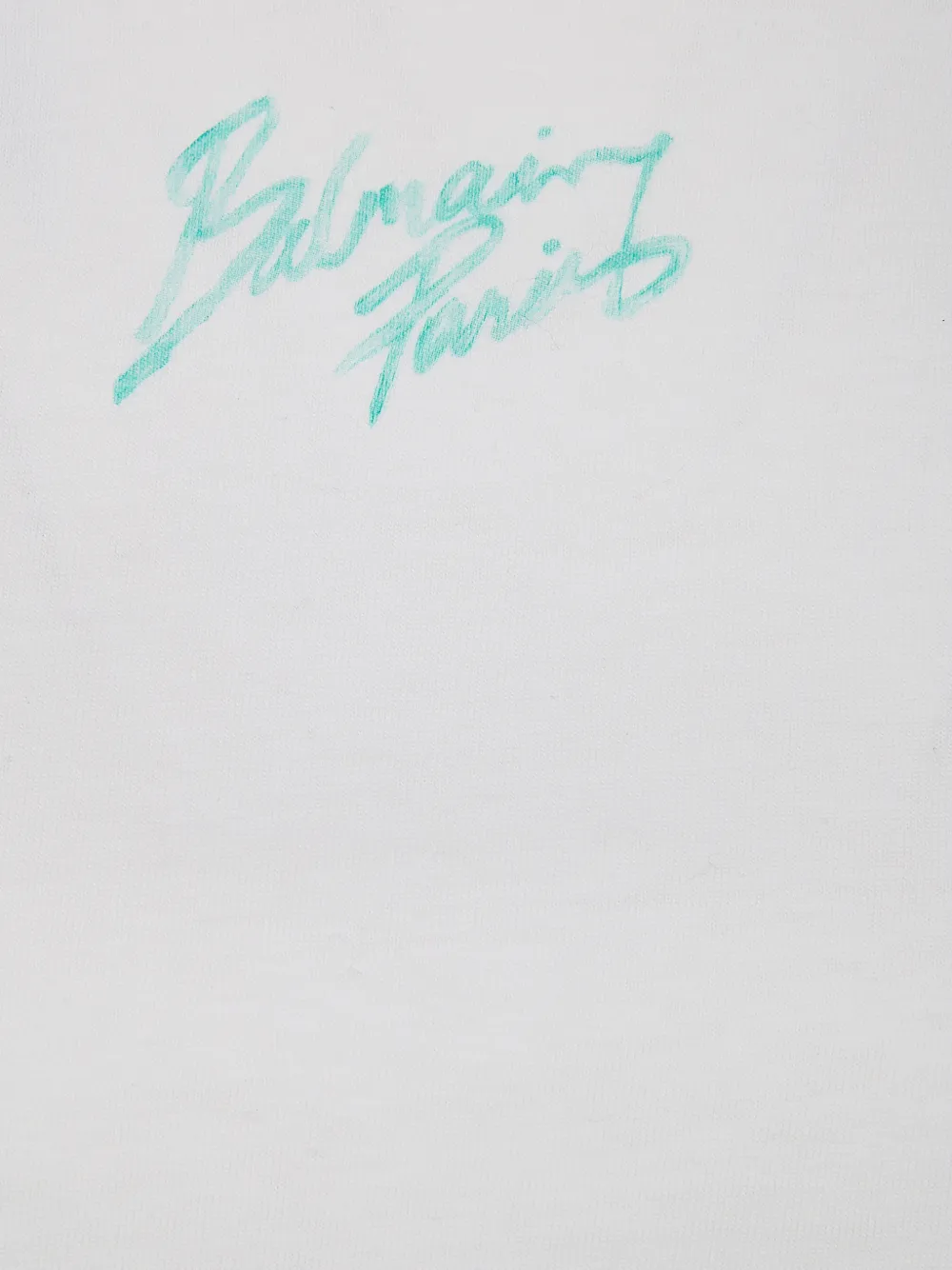  Balmain Camiseta Con Logo Estampado - Blanco 