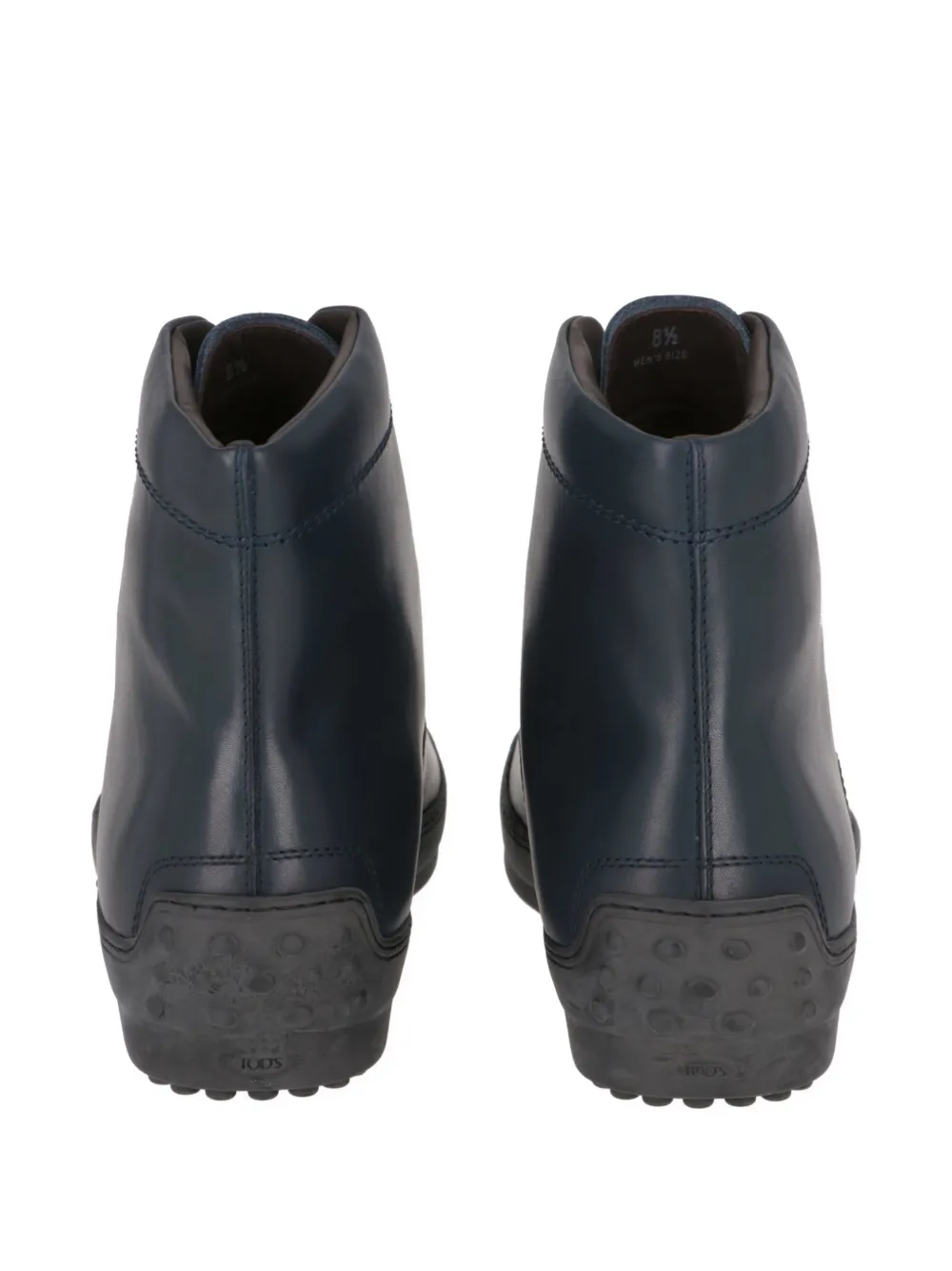 Tod's lace-up leather ankle boots Blauw