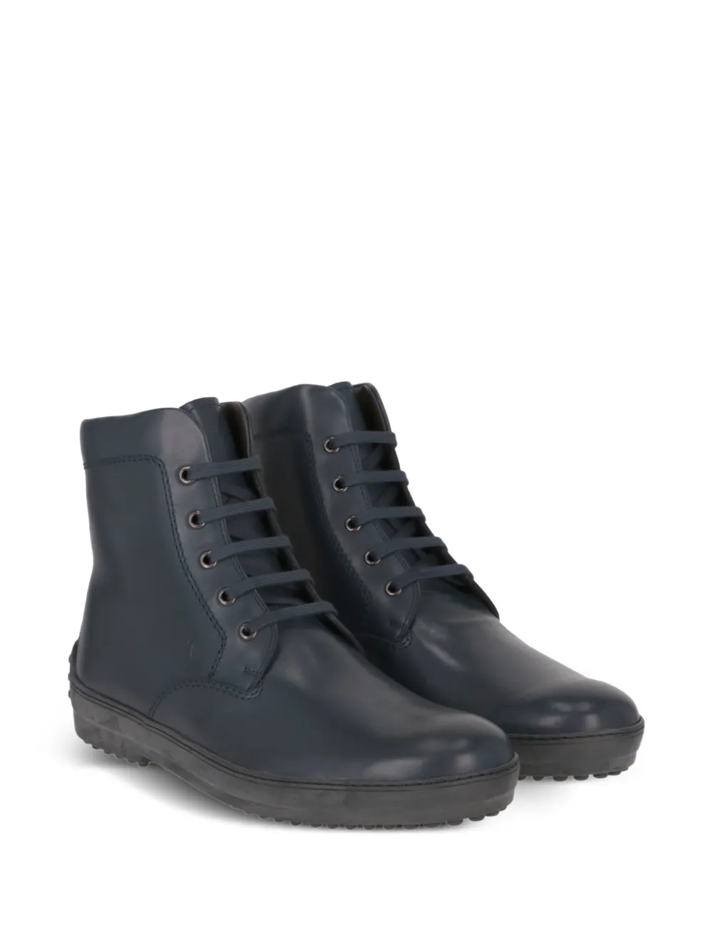  Tod's Botines Con Cordones - Azul 