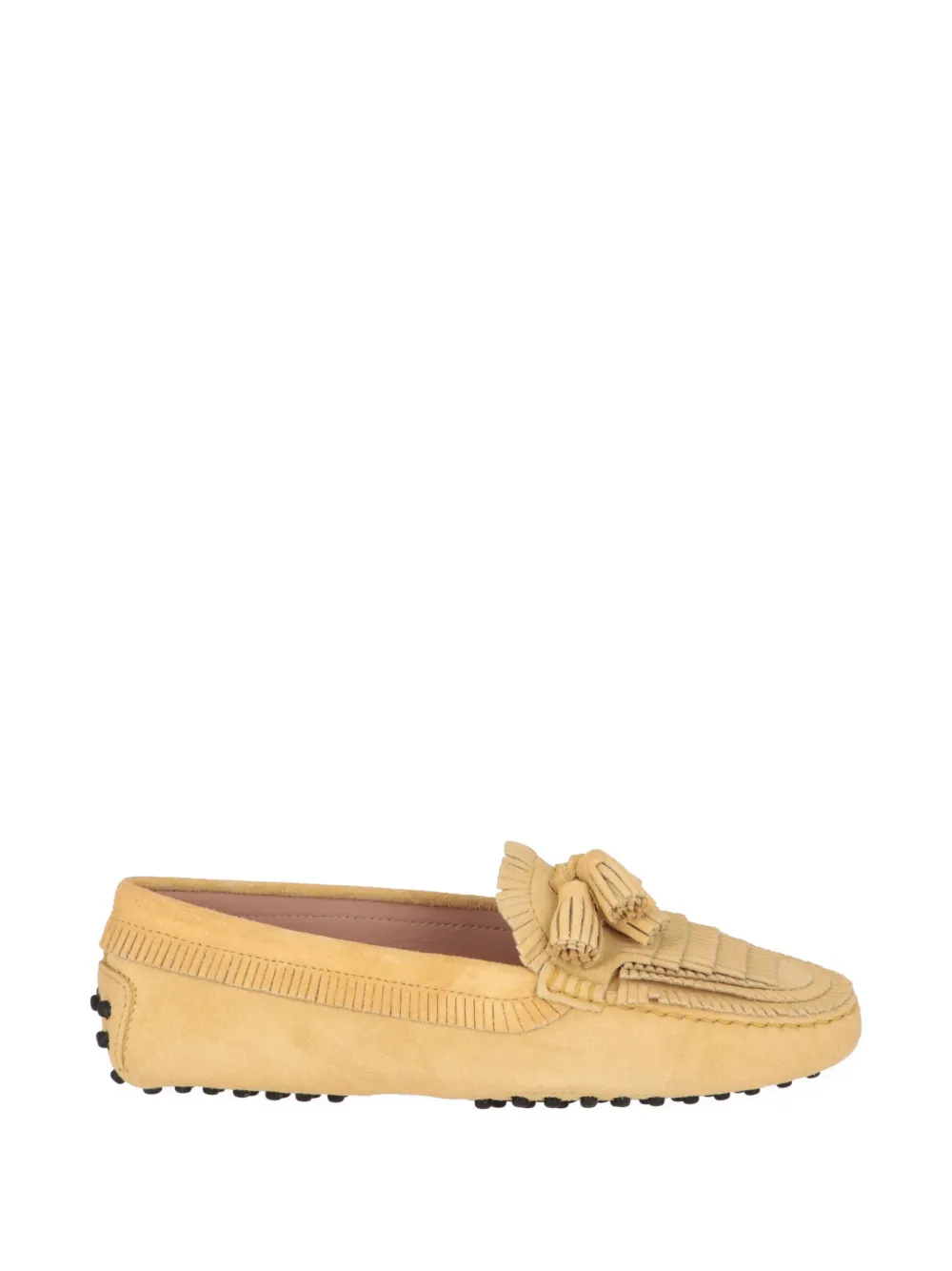 Tod's fringed tassel loafers - Nude