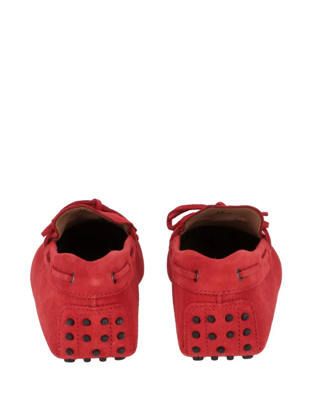 Tod's Gommino suede loafers Rood