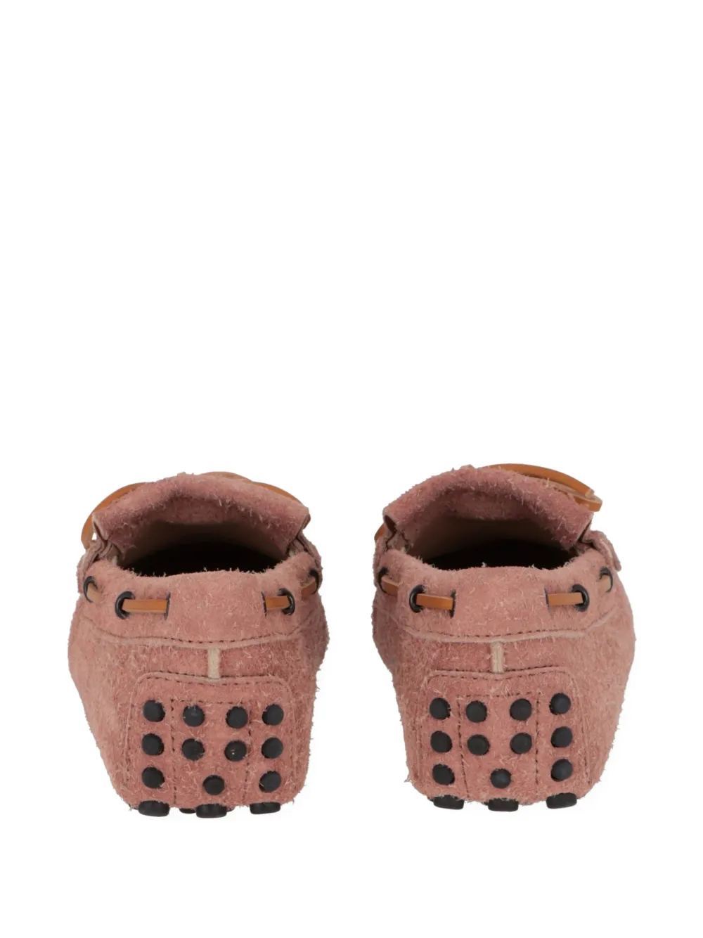 Tod's fringed Gommino loafers Roze