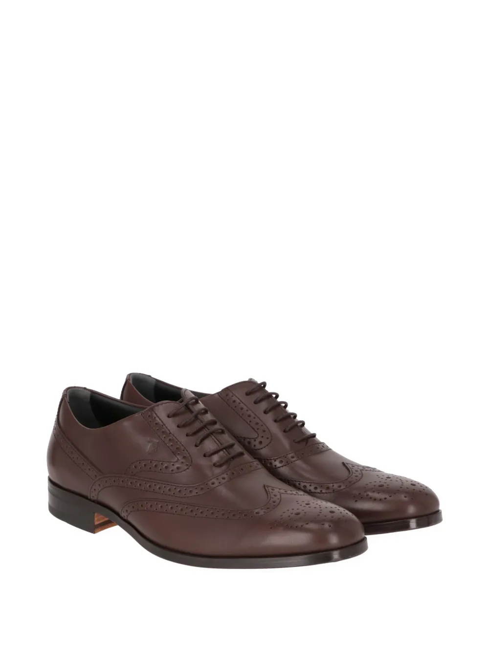 Tod's brogue-detail leather derby shoes Bruin