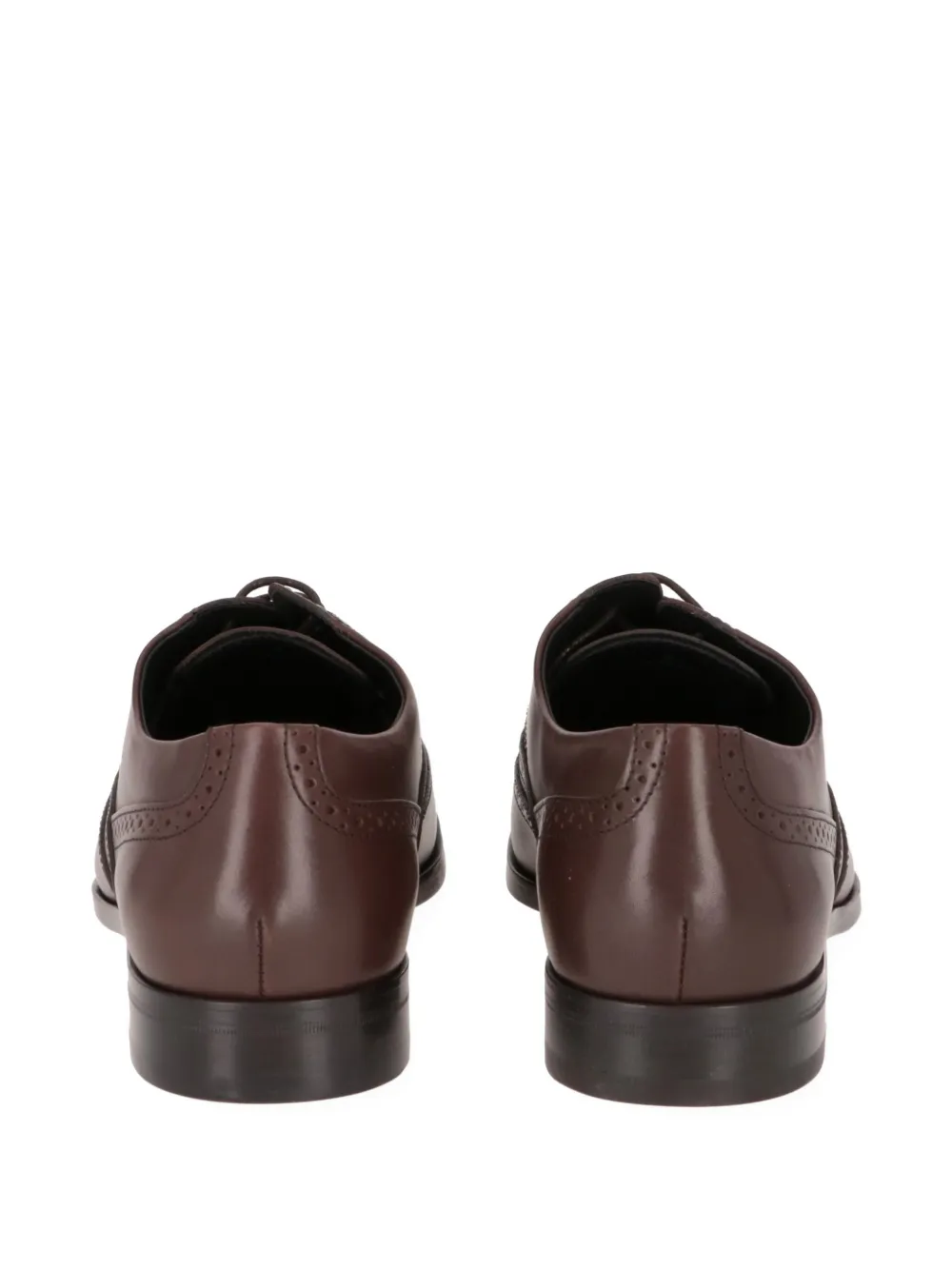 Tod's brogue-detail leather derby shoes Bruin