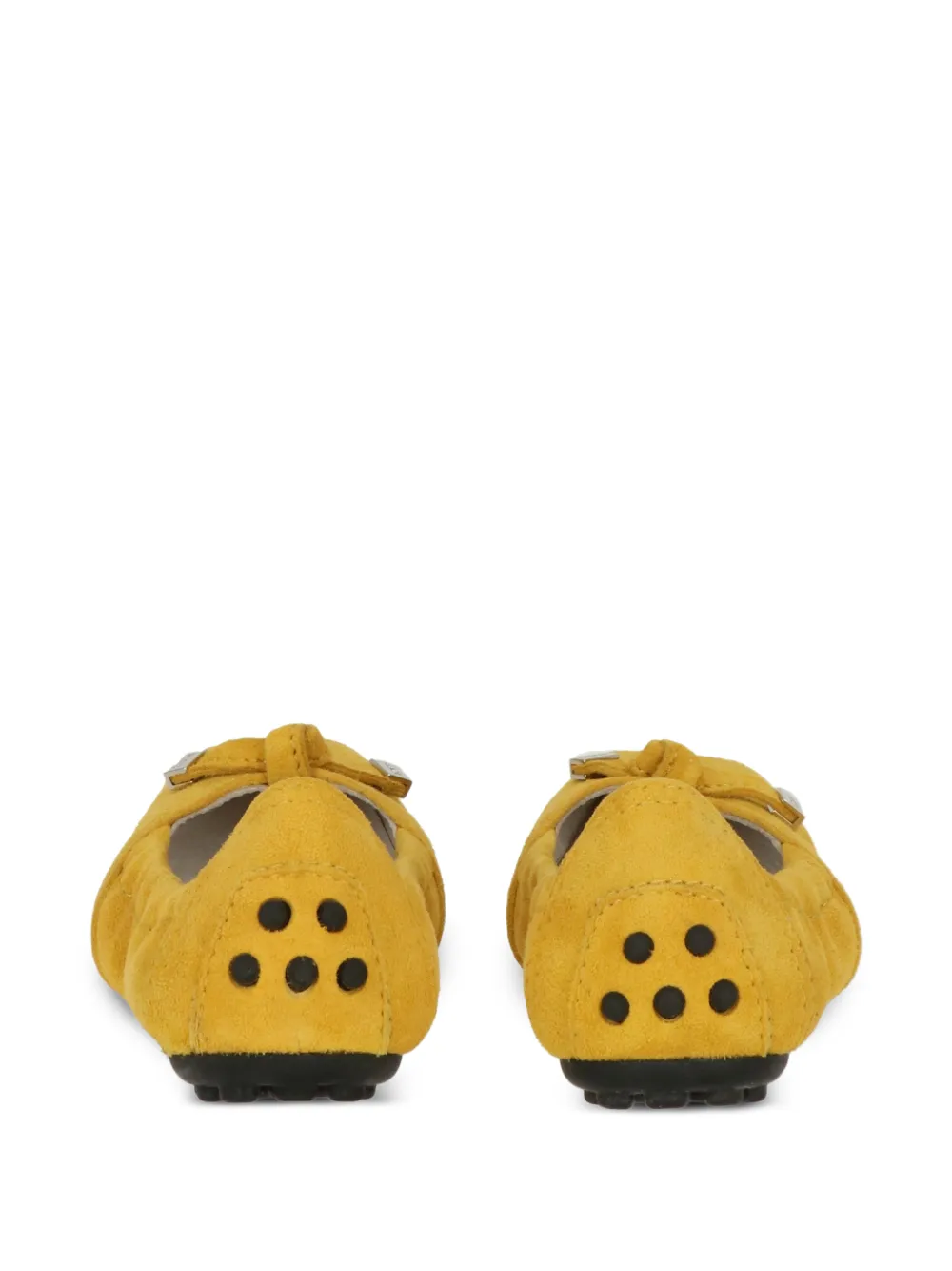 Tod's Kids bow-detail Gommino ballet flats Geel