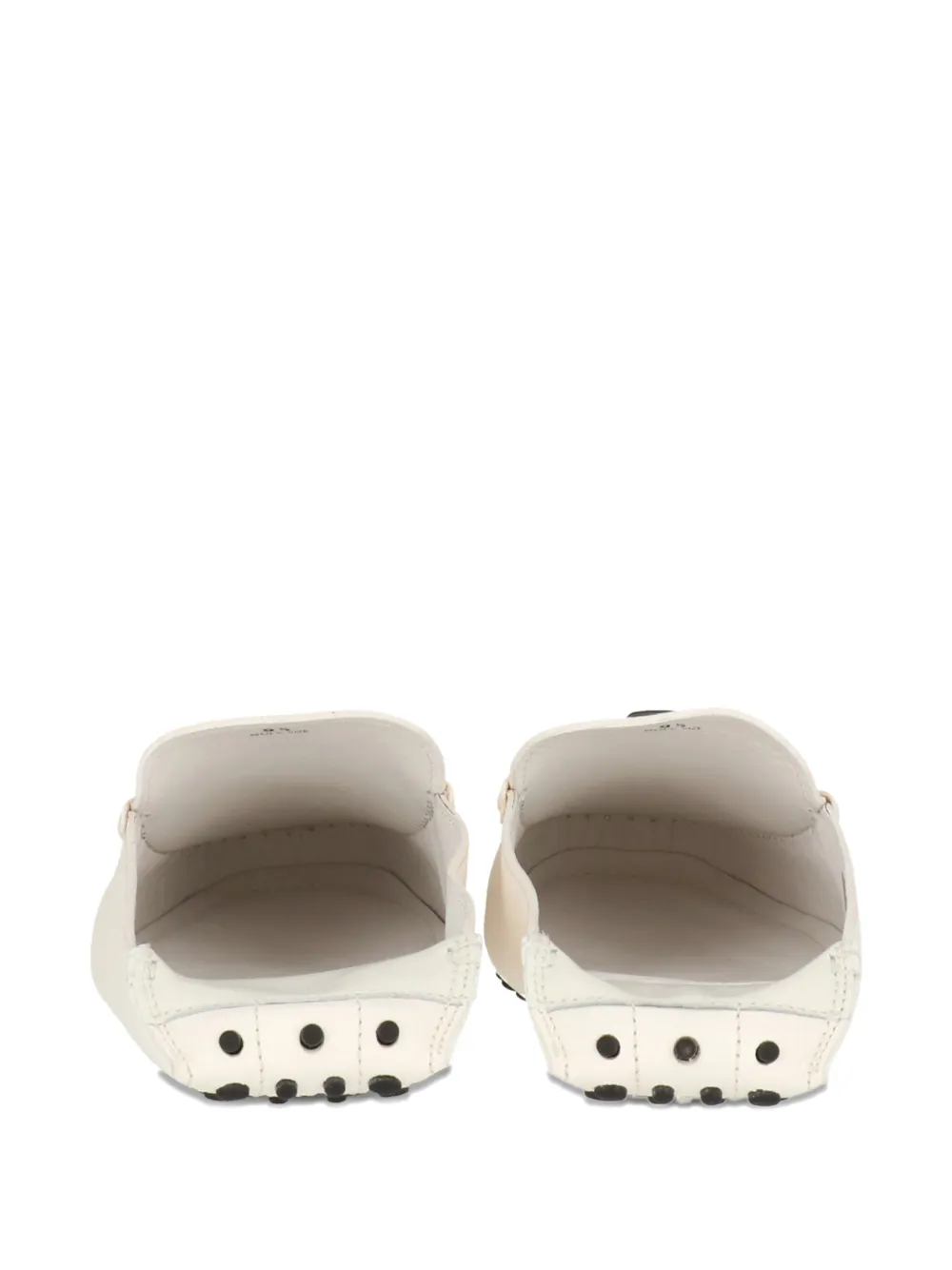 Tod's Muiltjes met ronde neus Wit