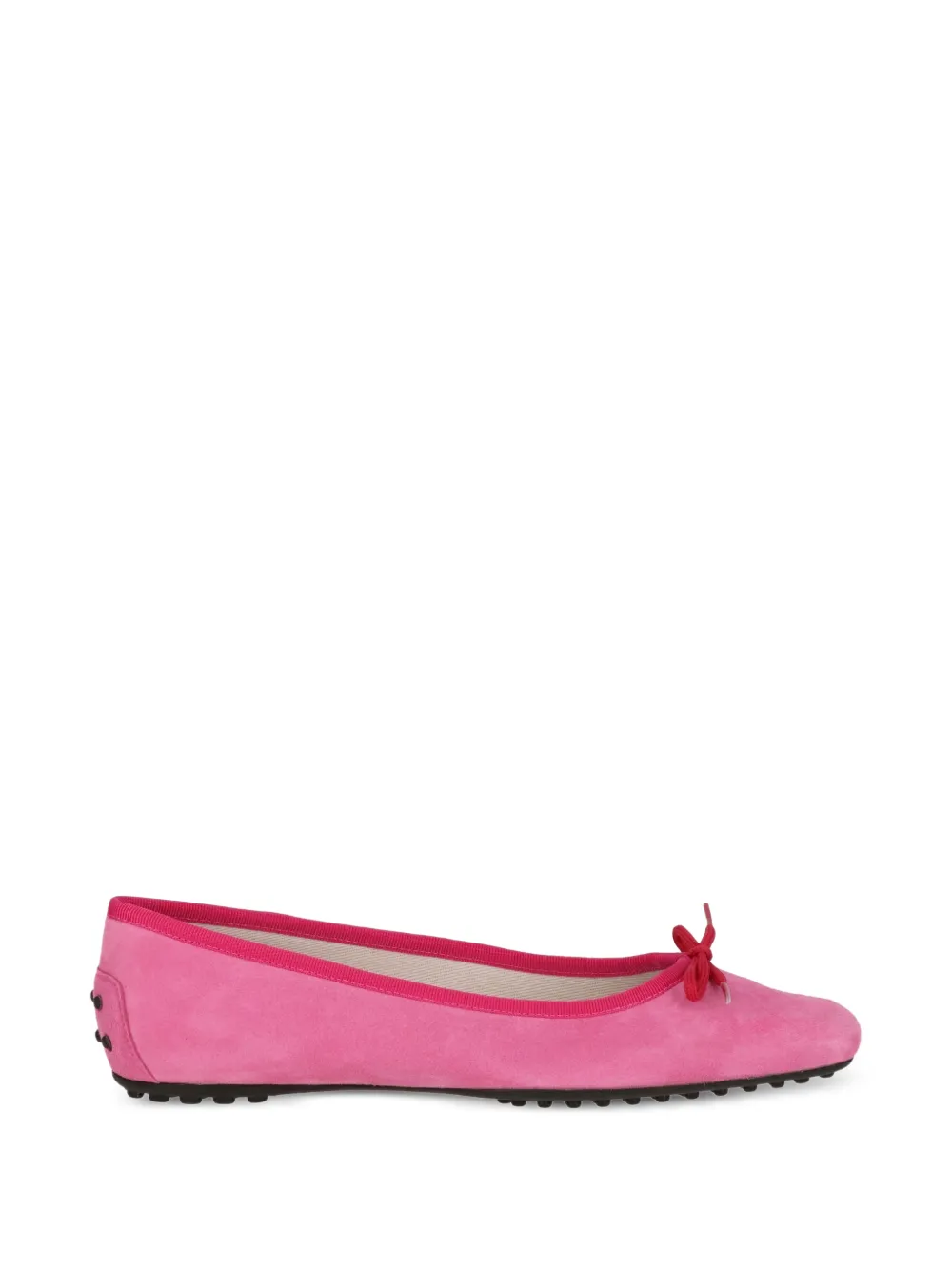 Tod's Kids Gommino bow-detail ballet flats - Rosa