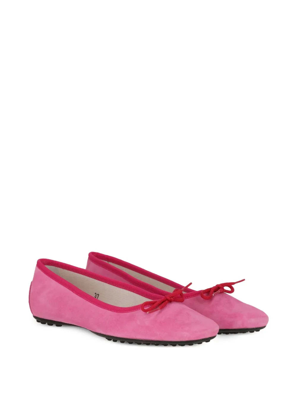 Tod's Kids Gommino bow-detail ballet flats Roze